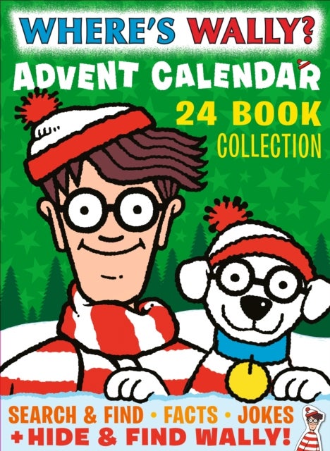 Where's Wally adventskalender med 24 aktivitetsbøker