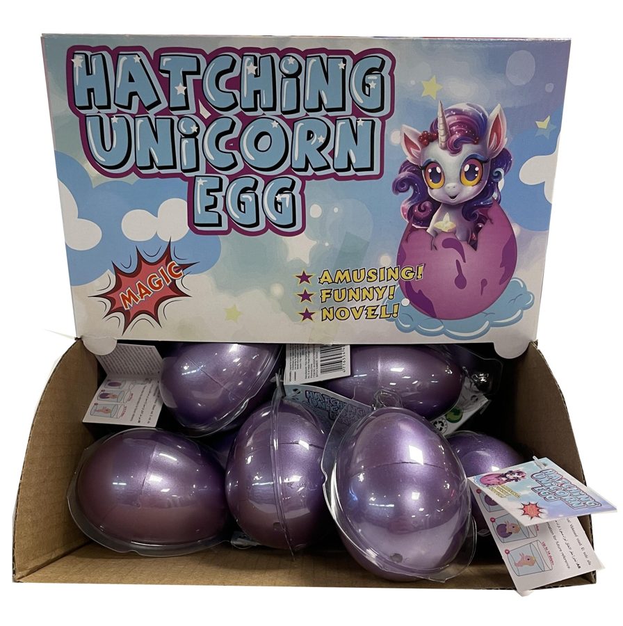 Vokseegg med enhjørning